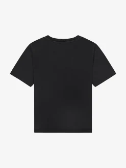 T-shirt met logo van strass steentjes