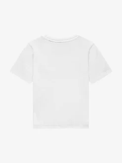 T-shirt met logo van strass steentjes