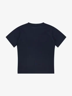 T-shirt met logo van strass steentjes