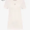 T-shirt met logo van Swarovski stenen