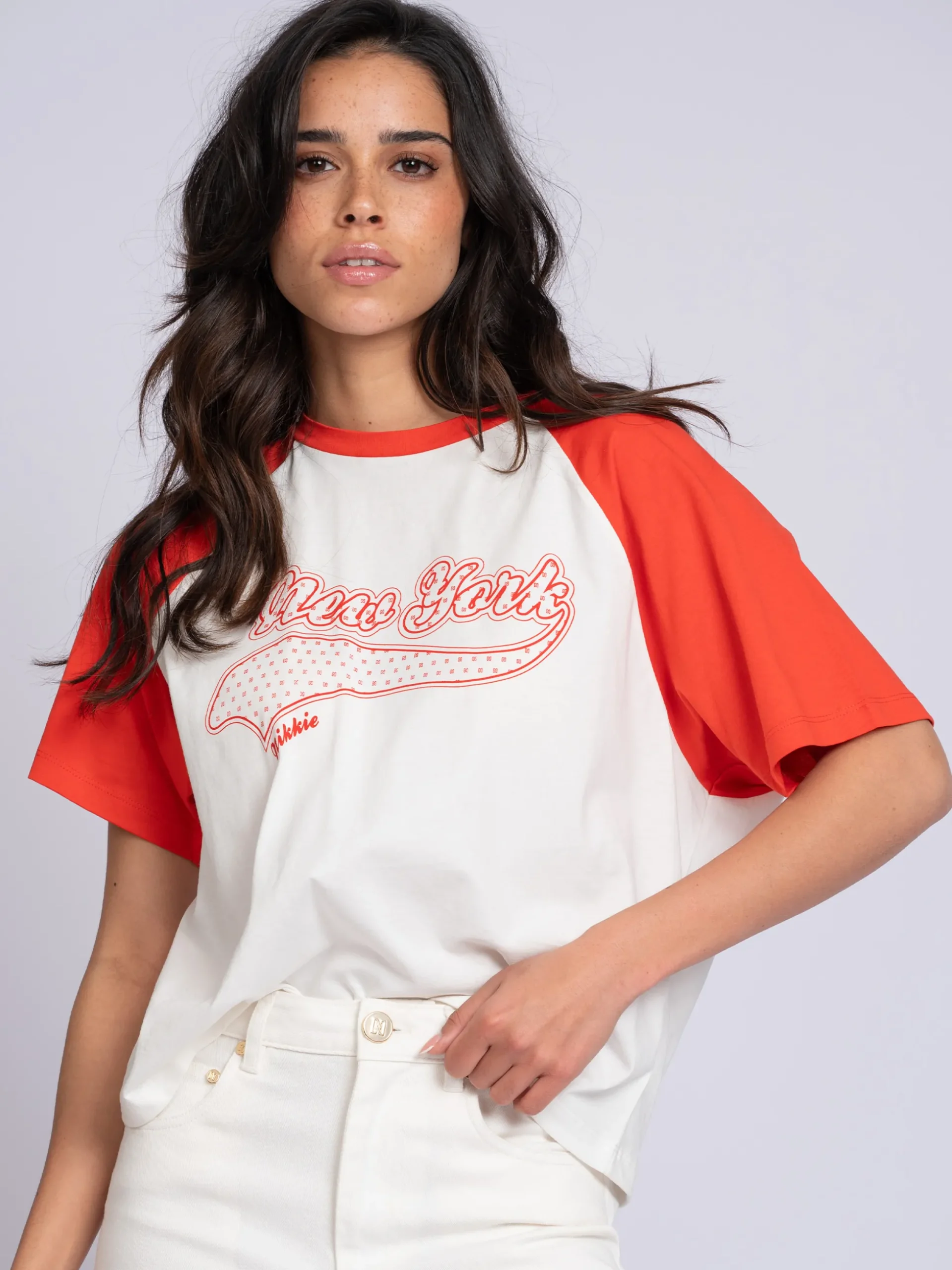 T-shirt met New York print