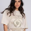 T-shirt met NIKKIE university print