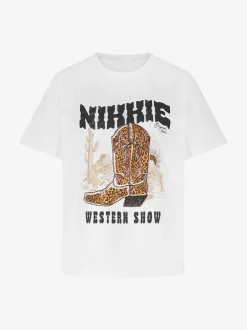 T-shirt met NIKKIE western print