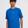T-shirt met tekstopdruk