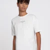 T-shirt met tekstopdruk