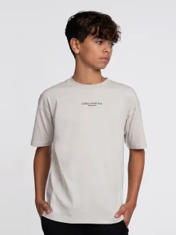 T-shirt met tekstopdruk