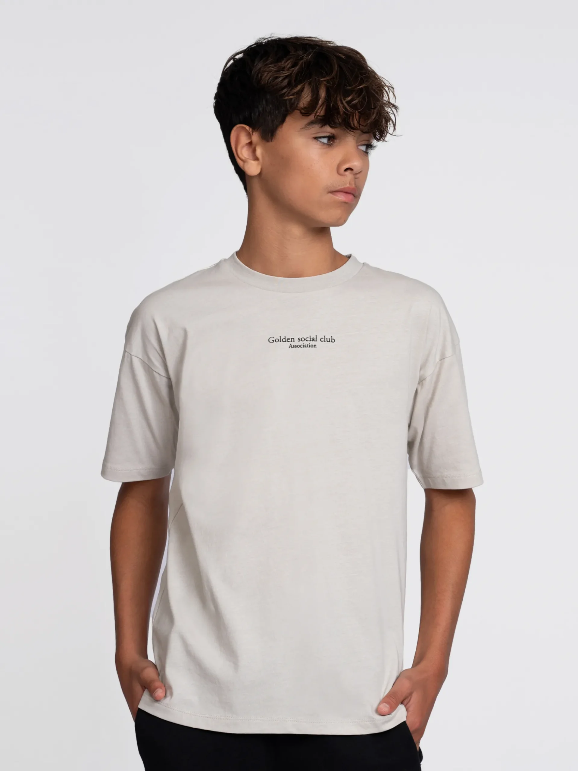 T-shirt met tekstopdruk