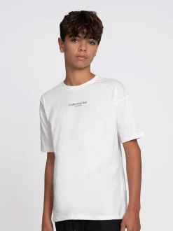 T-shirt met tekstopdruk