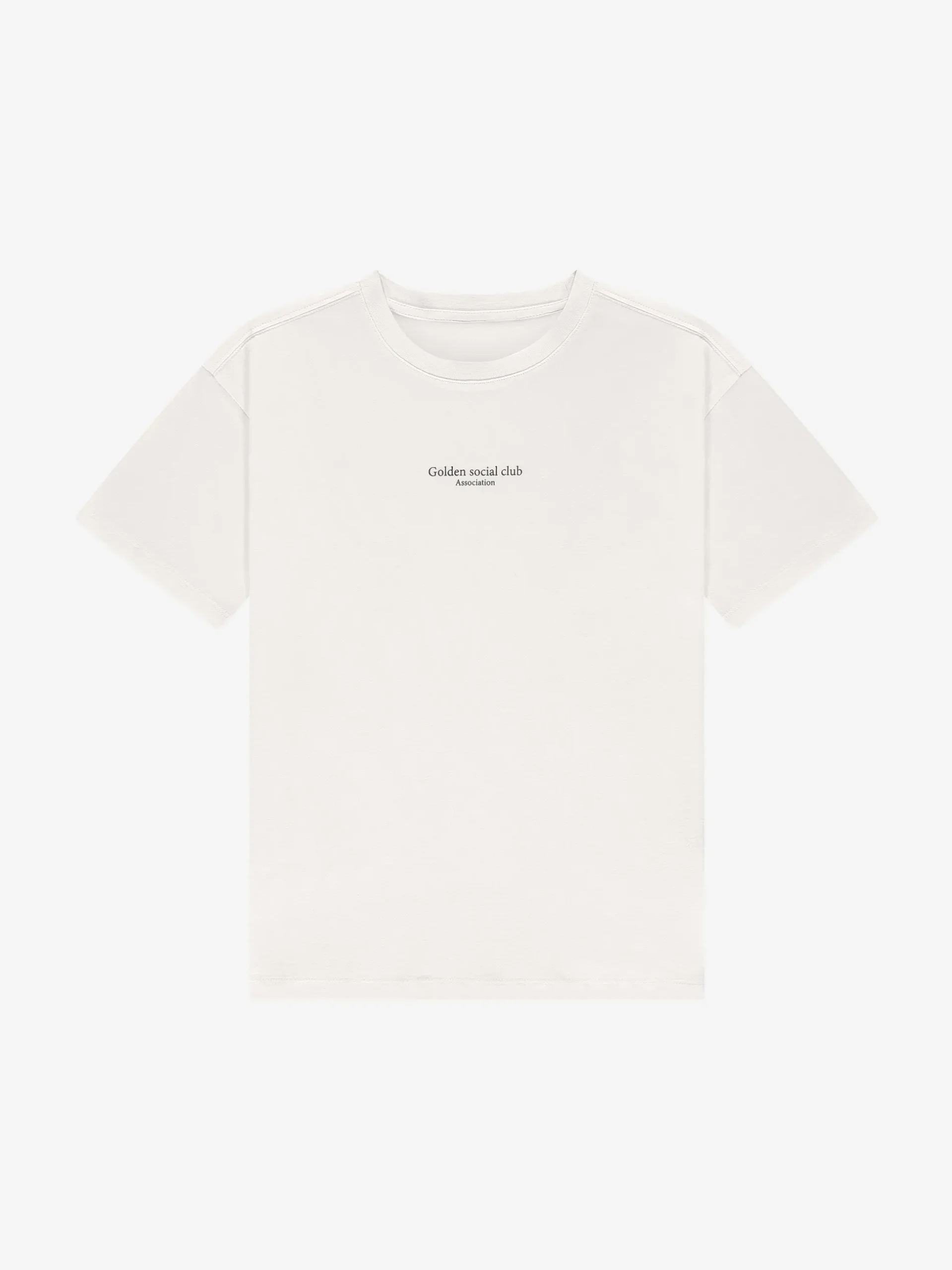 T-shirt met tekstopdruk
