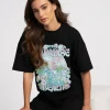 T-shirtjurk met grafische opdruk