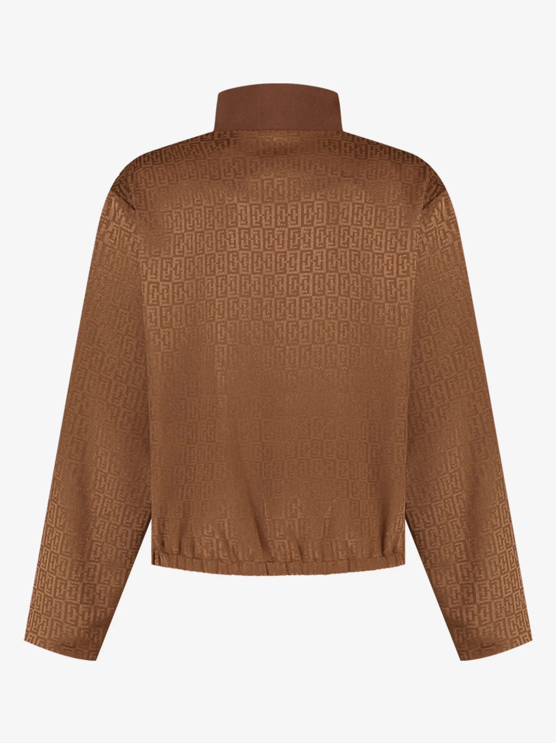 Wijdvallend jack met FH logo patroon