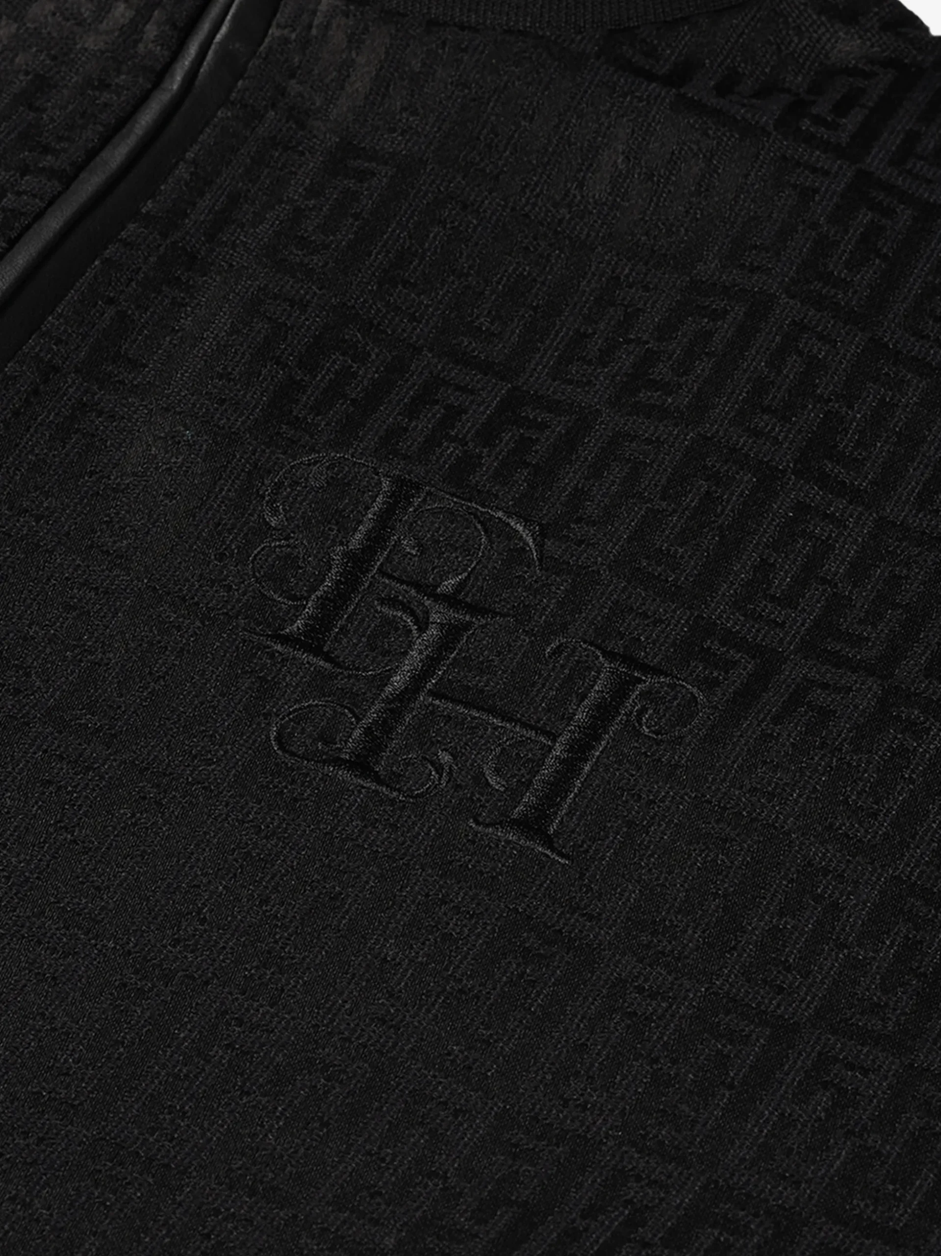 Wijdvallend jack met FH logo patroon