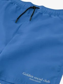 Zwembroek met elastische tailleband en trekkoord